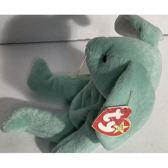 Lot Of Ty Beanie Babies Jinglepup, Patti, Hippity, Wise, Chocolate, Wiser - Picture 10 of 16